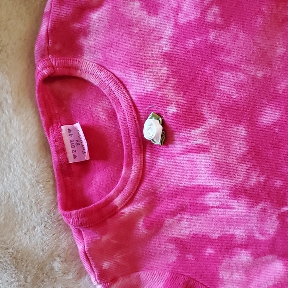 Pink tye-dye 2 piece set for toddler. Size medium (18 - 24 months) - Picture 3 of 5